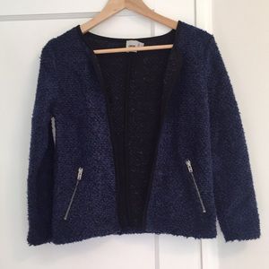 ASOS royal blue knit blazer